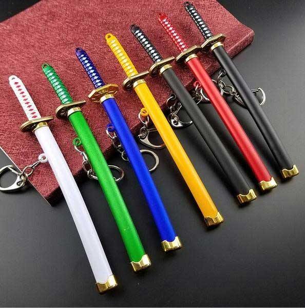 Miniature Samurai Katana Keychain