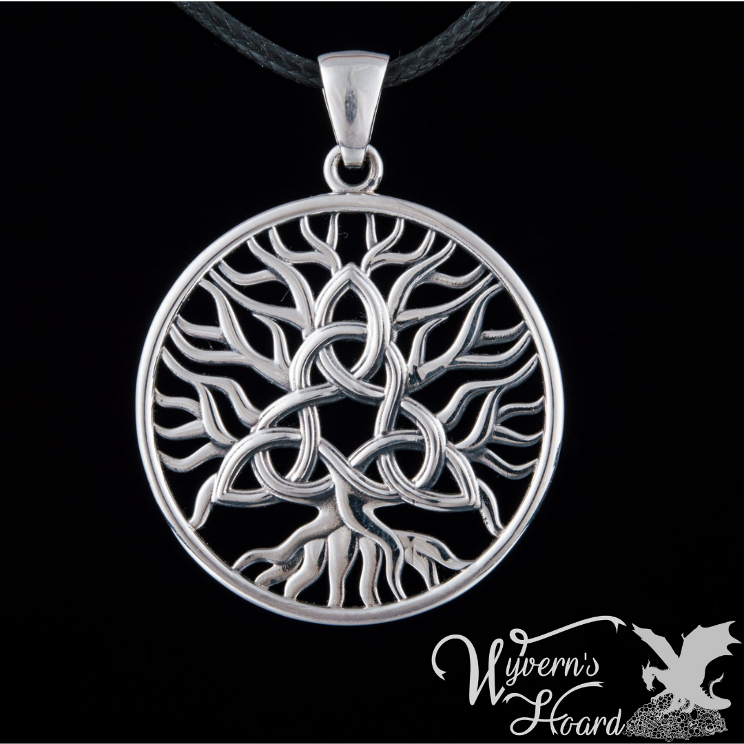 Tree of Life with Triquetra Necklace