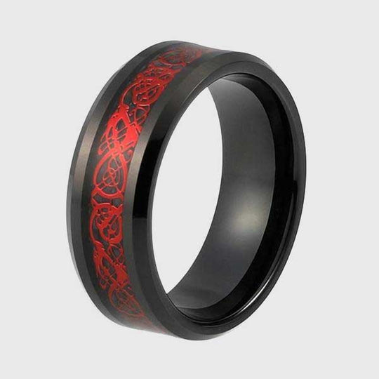 Red sales dragon ring