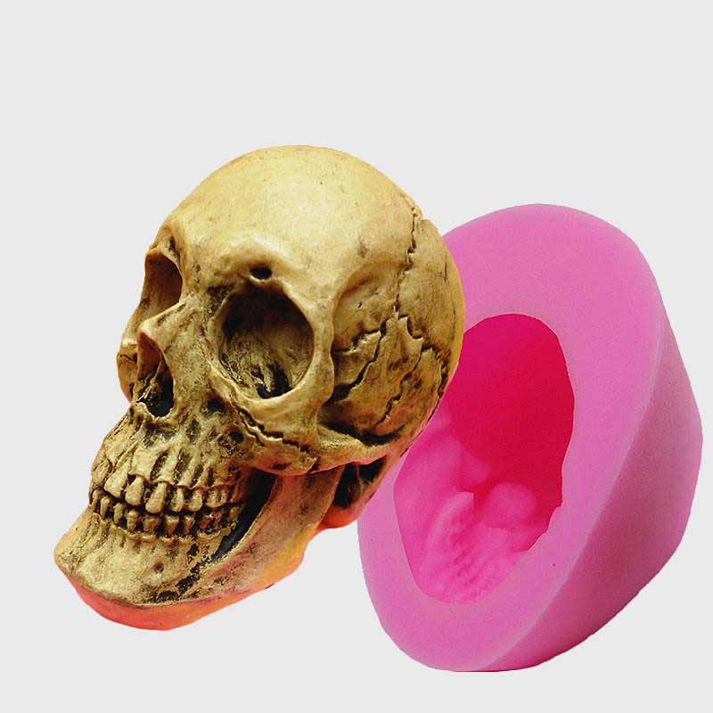 3D Skull Silicone Mold - Wyvern's Hoard