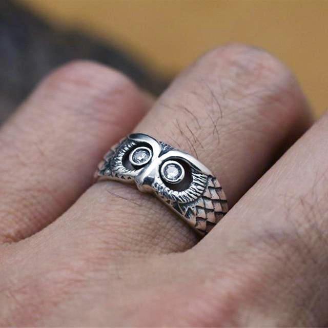 Midnight Owl Ring - Wyvern's Hoard