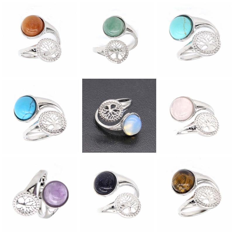 Tree of Life Natural Stone Rings - Wyvern's Hoard