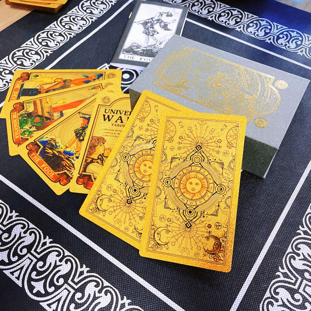 Gold Foil Tarot Card Box Set Wyvern's Hoard