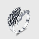 Angel Wing Sterling Silver Ring - Wyvern's Hoard