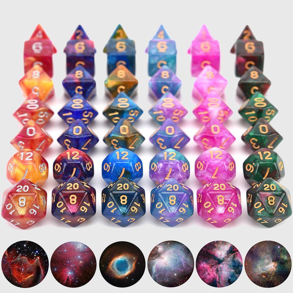 Nebula Space Dice Sets - Wyvern's Hoard