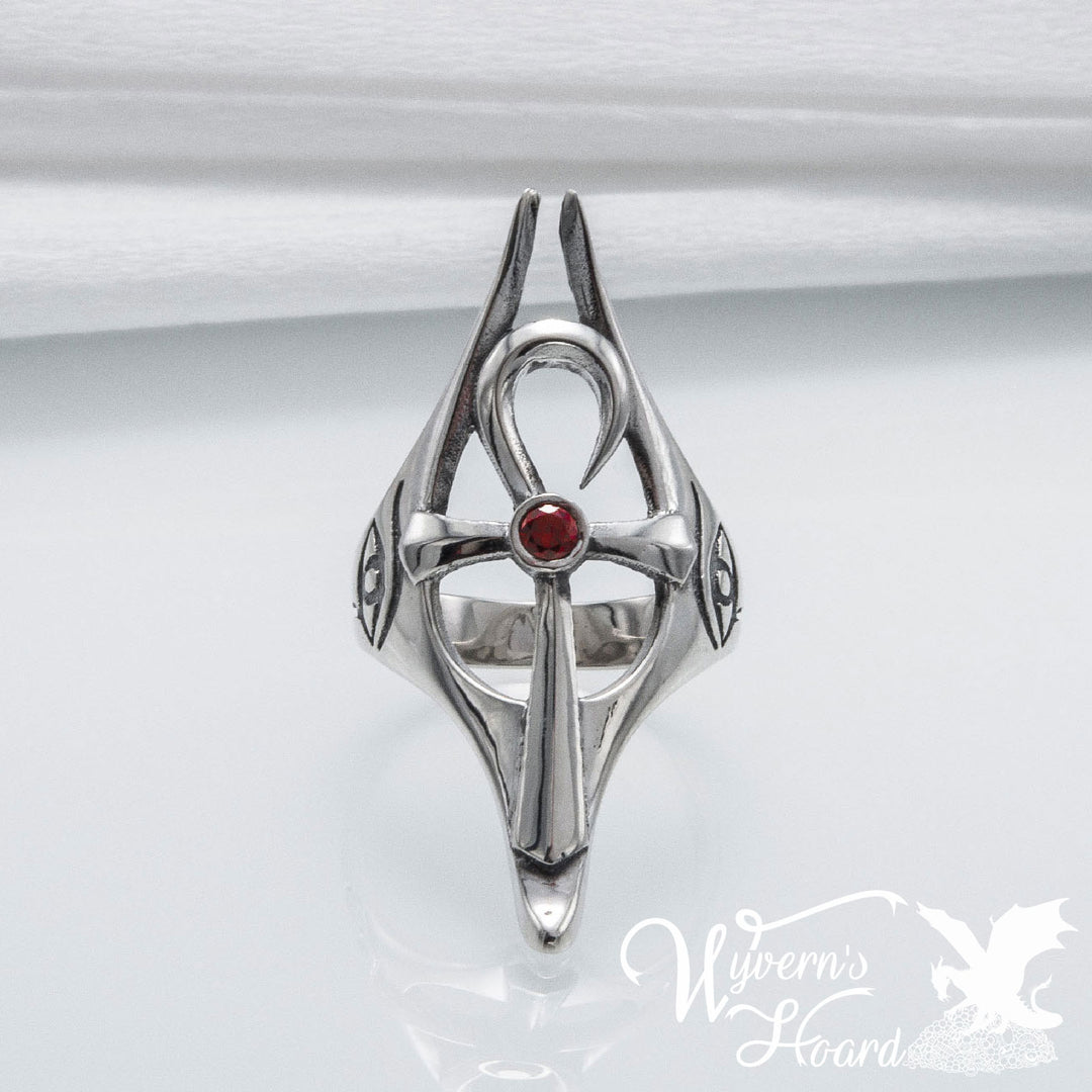 Scarabaeus Ankh Ring