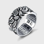 Heart Sutra Lotus Ring - Wyvern's Hoard