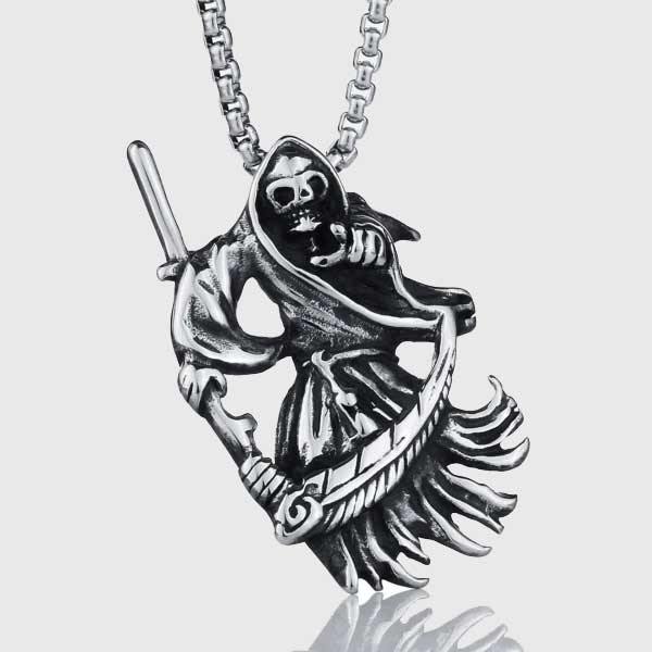 The Grim Reaper Cometh Necklace - Wyvern's Hoard