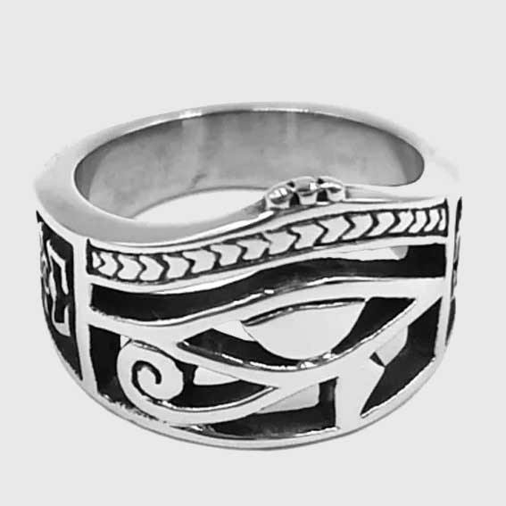 Eye of Horus Wadjet Ring - Wyvern's Hoard