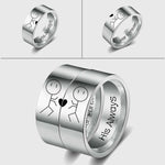 The Power of Love (Over 9000!) Couple Rings - Wyvern's Hoard