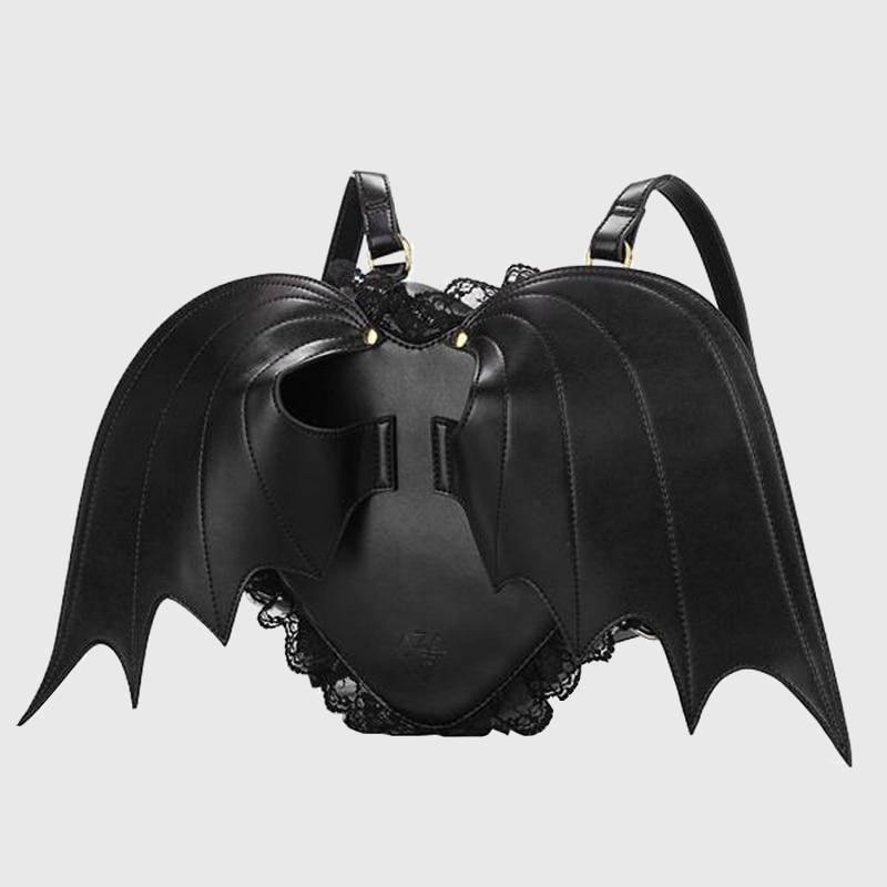 Bat Wings Leather Backpack - Wyvern's Hoard