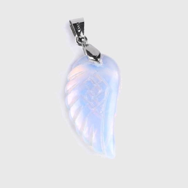 Angelic Wing Gemstone Necklace