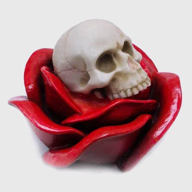 Rose Skull Silicone Baking Mold - Wyvern's Hoard