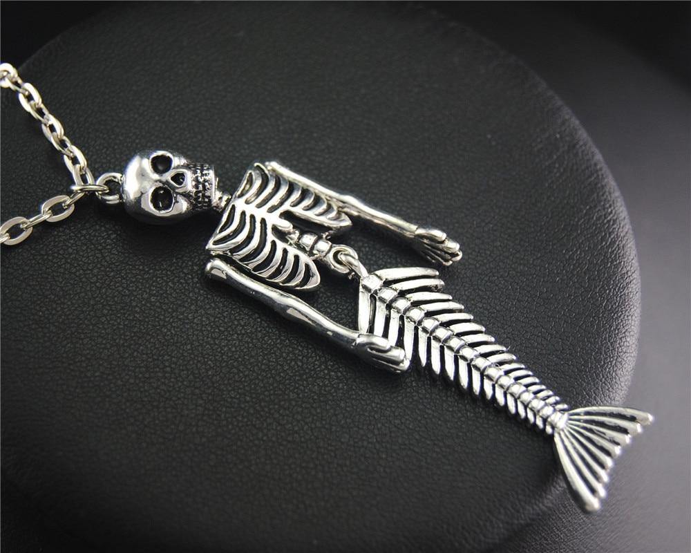 Mermaid Skeleton Necklace - Wyvern's Hoard