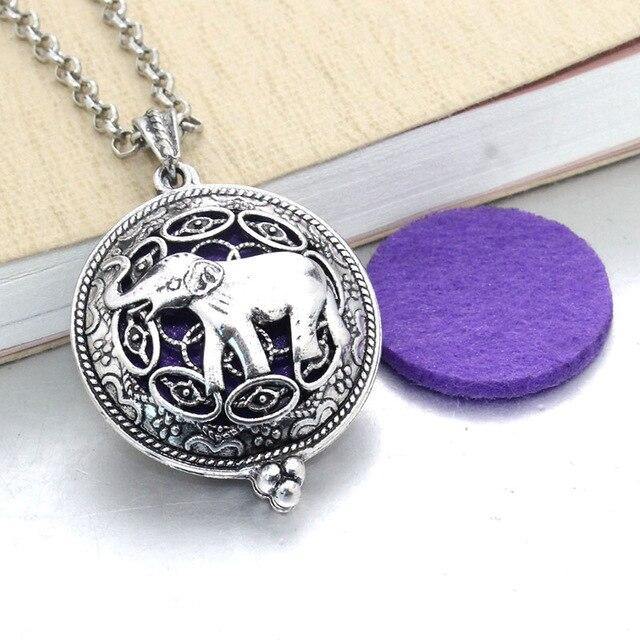 Sacred Elephant Aroma Diffuser Necklace - Wyvern's Hoard