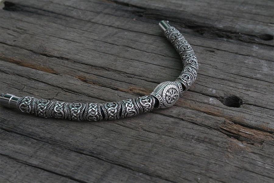 Vegvisir Metal Bracelet - Wyvern's Hoard