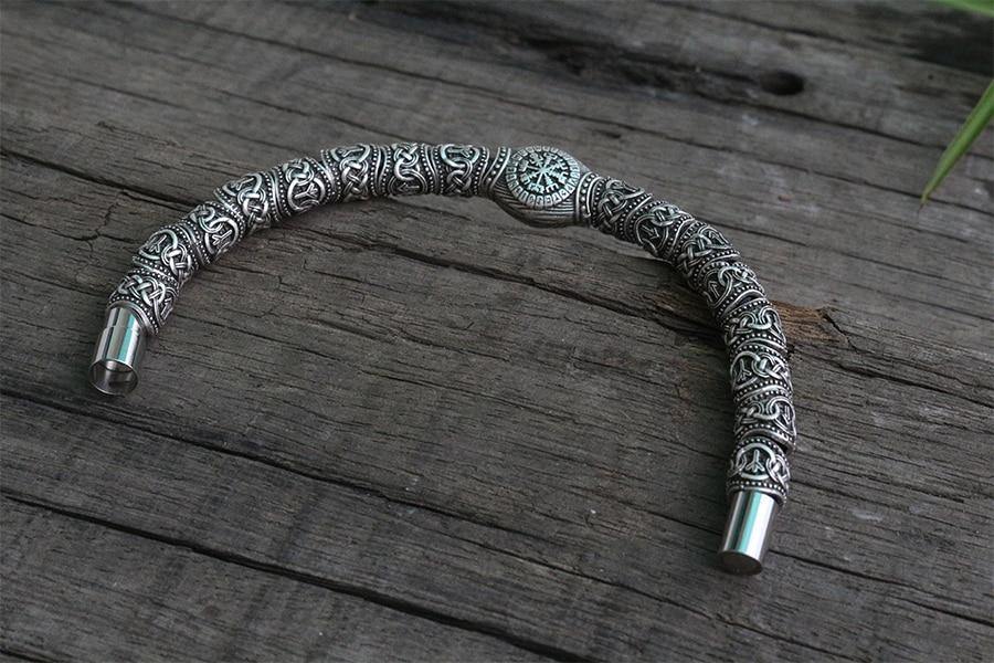 Vegvisir Metal Bracelet - Wyvern's Hoard