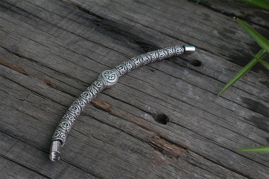 Vegvisir Metal Bracelet - Wyvern's Hoard