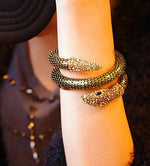 Rhinestone Snake Bracelet