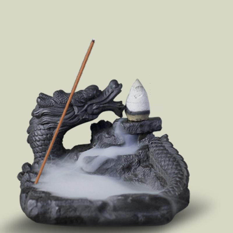 Ornamental Dragon Backflow Incense Burner