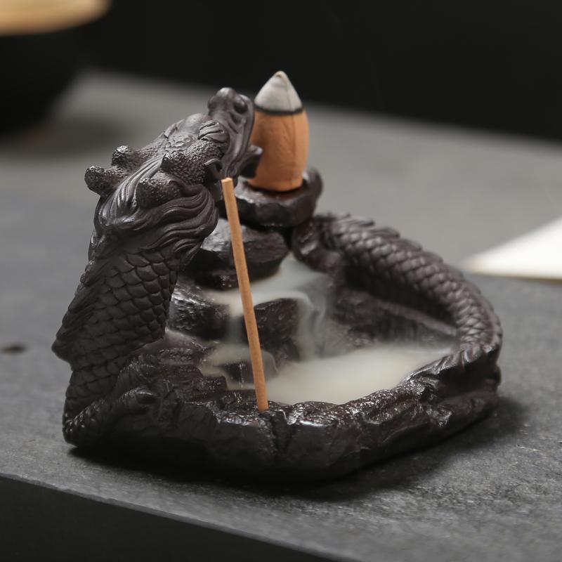 Ornamental Dragon Backflow Incense Burner