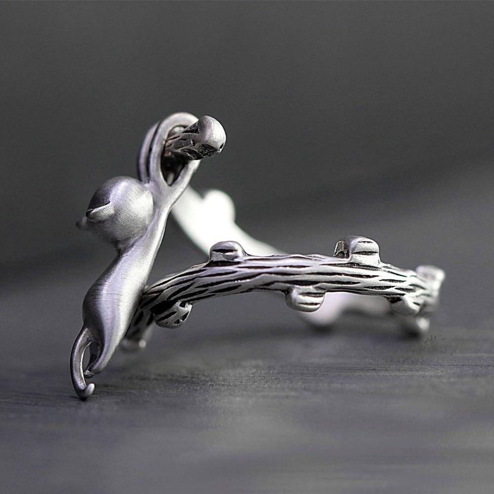 Climbing Cat Adjustable Ring - Wyvern's Hoard