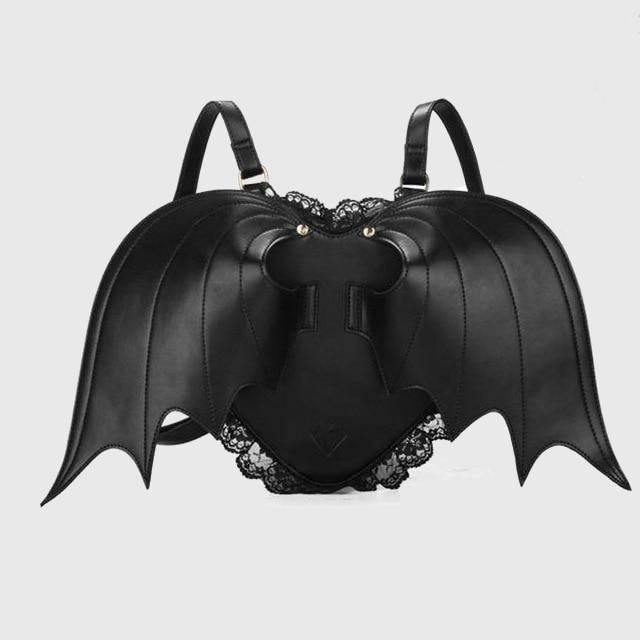 Bat Wings Leather Backpack - Wyvern's Hoard