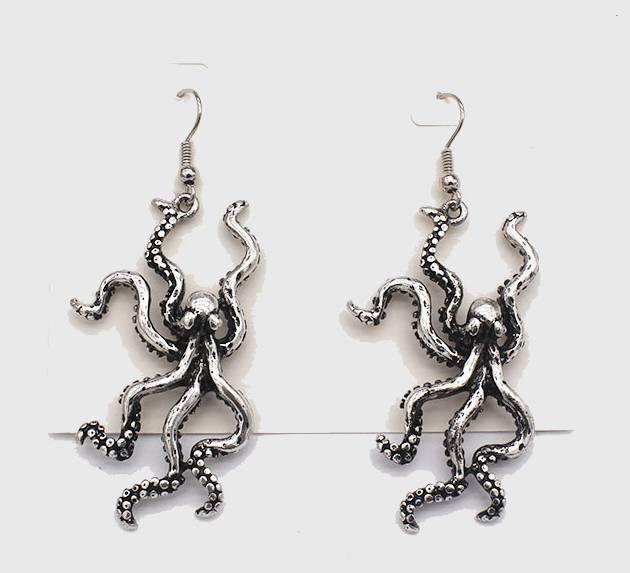 Enraged Kraken Earrings - Wyvern's Hoard