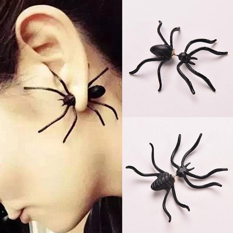Crawling Spider Earrings (1 Pair) - Wyvern's Hoard