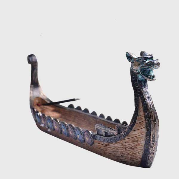Viking Ship Incense Burner - Wyvern's Hoard