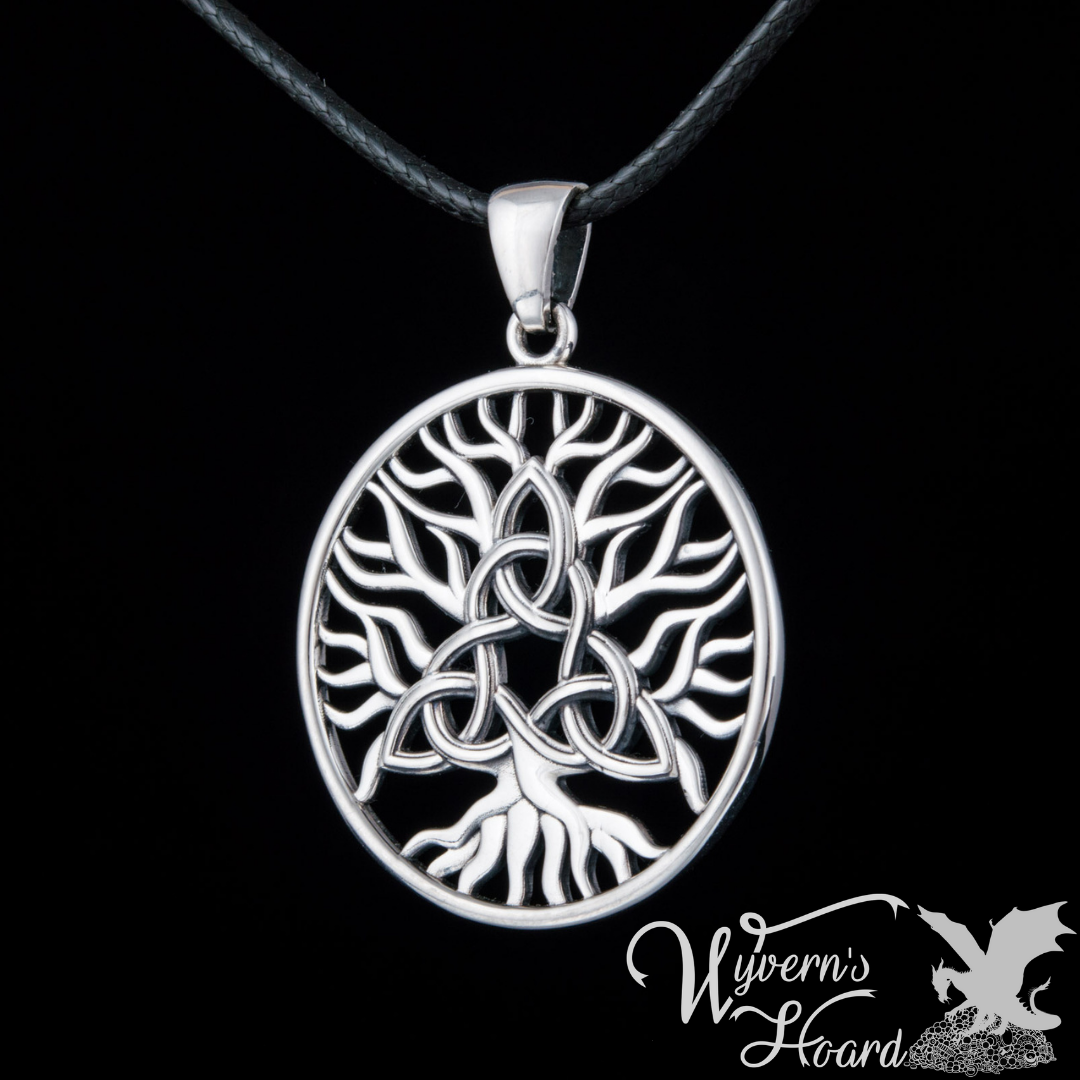 Tree of Life with Triquetra Necklace