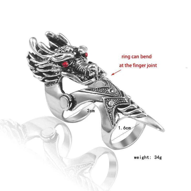 Dragon King Finger Ring - Wyvern's Hoard