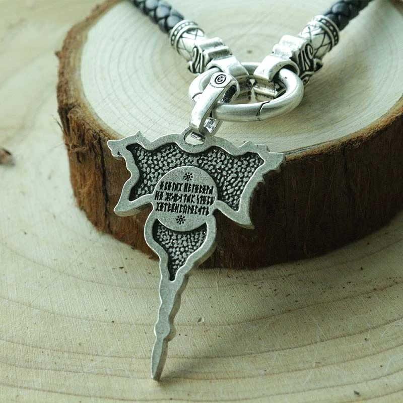 Veles Wolf & Owl Pendant - Wyvern's Hoard