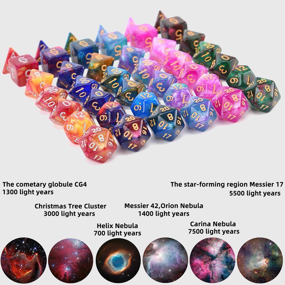 Nebula Space Dice Sets - Wyvern's Hoard