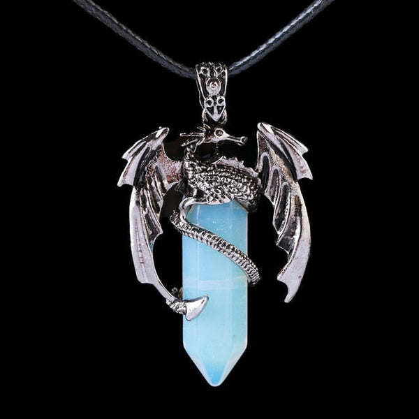 Dragon gemstone necklace Clearance