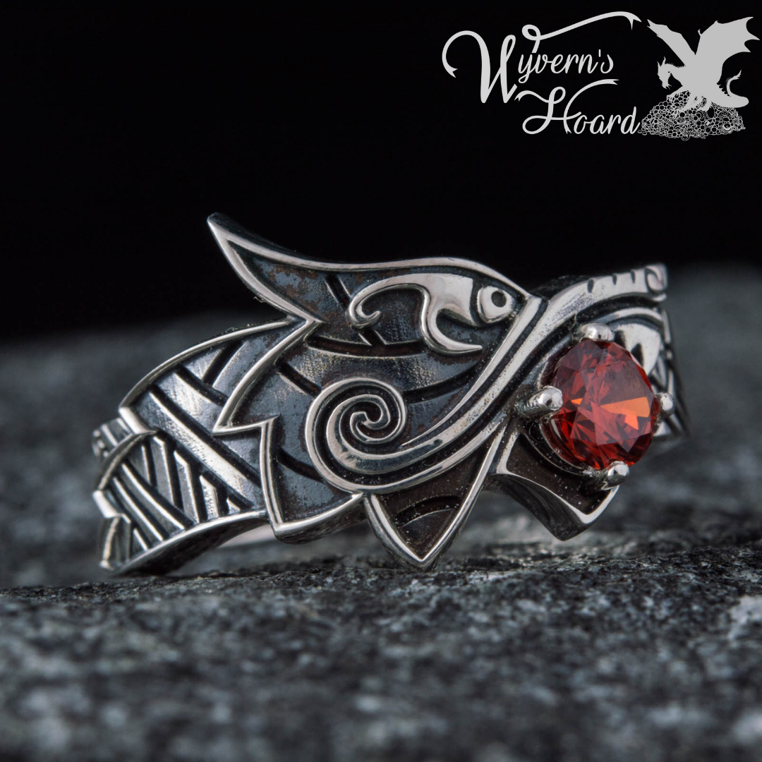 Fenrir, The Sun-Eater Sterling Silver Ring