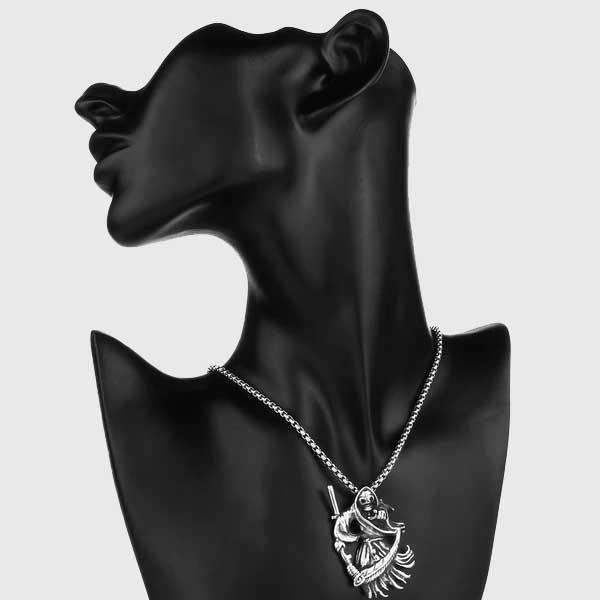 The Grim Reaper Cometh Necklace - Wyvern's Hoard
