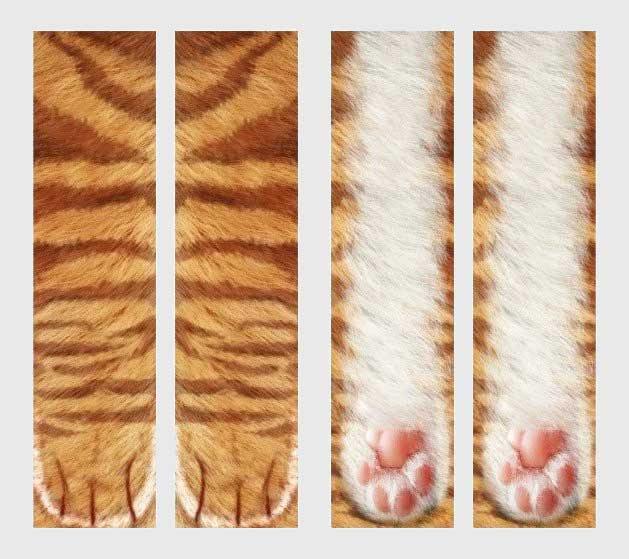 Cat Paws 3D Print Socks - Wyvern's Hoard