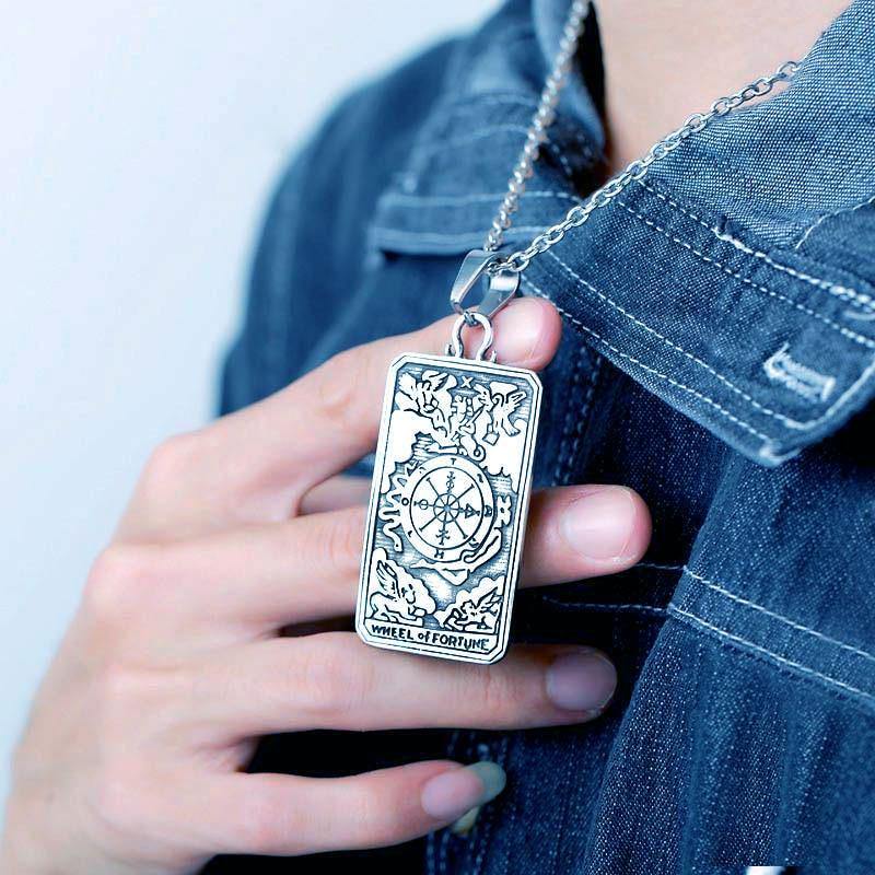Wheel of Fortune Necklace - Wyvern's Hoard