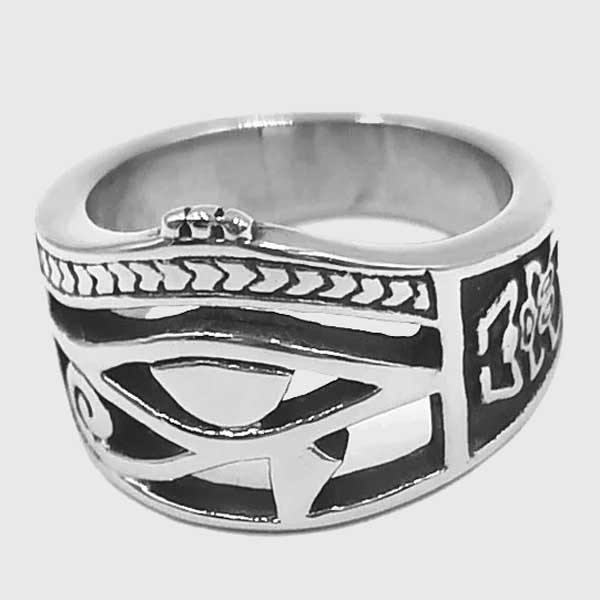 Eye of Horus Wadjet Ring - Wyvern's Hoard