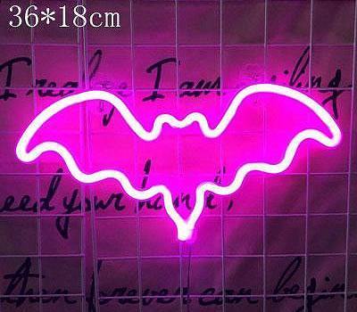 Bat Sign Neon Light - Wyvern's Hoard