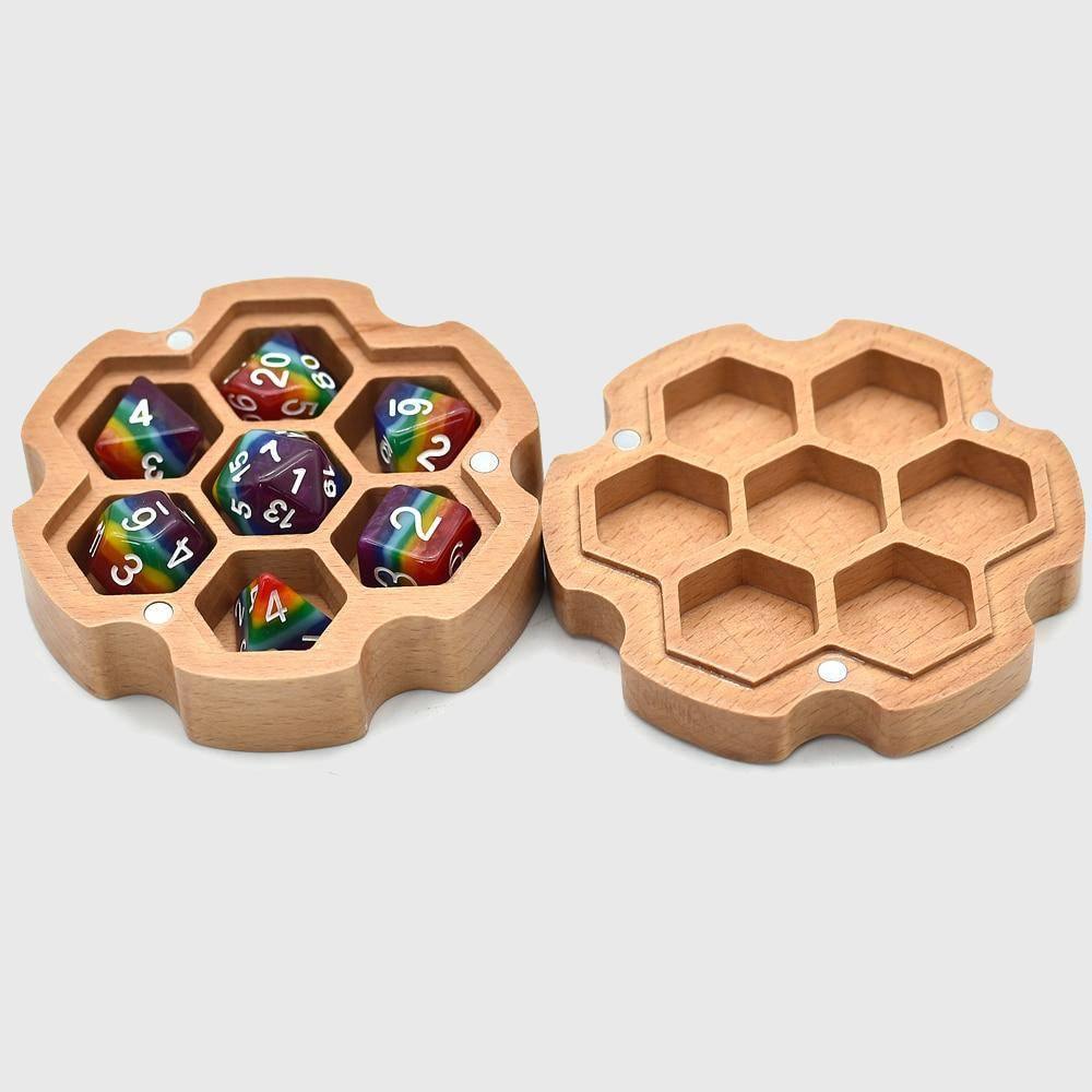 Dragon Wooden Dice Case - Wyvern's Hoard