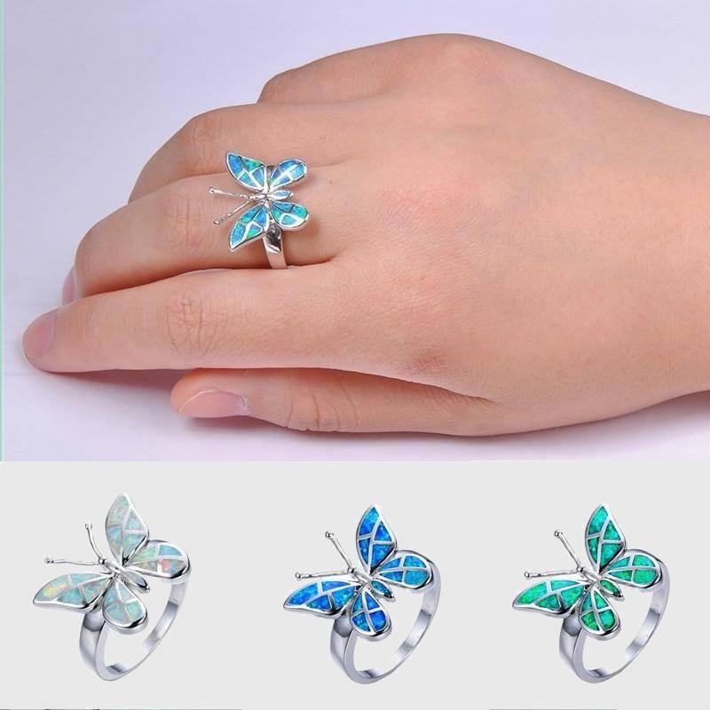 Butterfly Opal Ring - Wyvern's Hoard