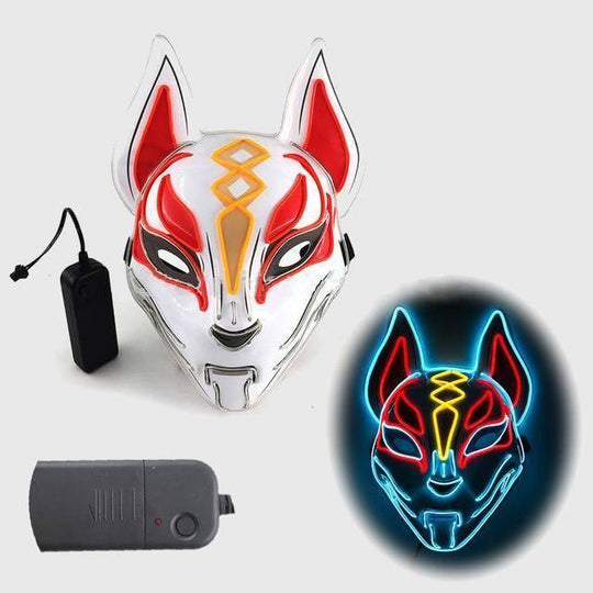 Kitsune Fox Spirit EL Mask – Wyvern's Hoard