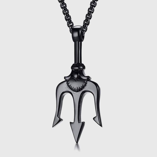 Poseidon's Trident Necklace - Wyvern's Hoard