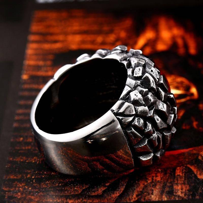 Scaly Dragon's Eye Ring - Wyvern's Hoard