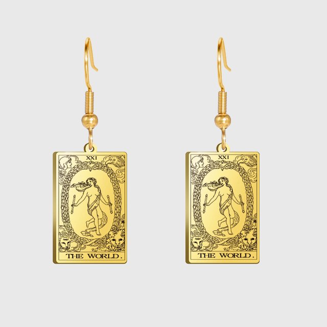 Tarot Card Earrings (Major Arcana)