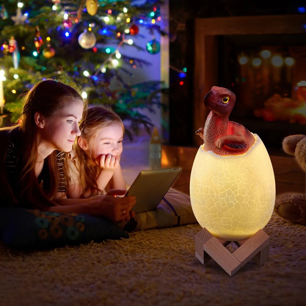 Hatching Baby Dinosaur LED Night Lights