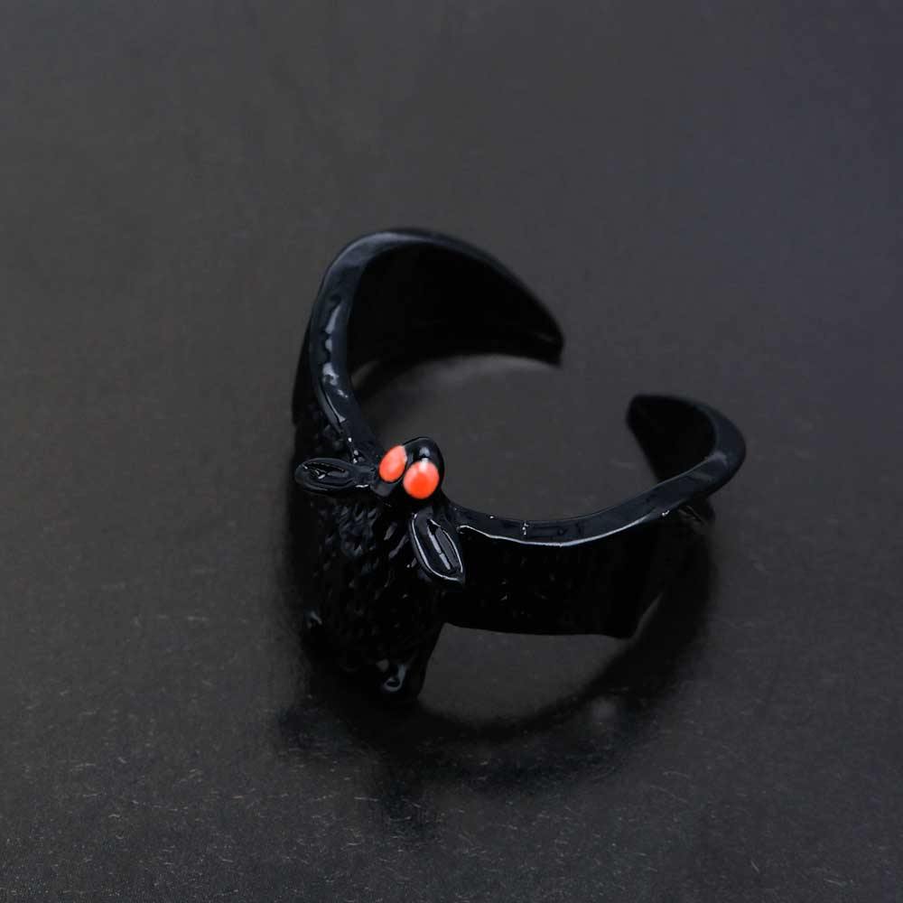 Glow in the Dark Flying Bat Ring - Wyvern's Hoard