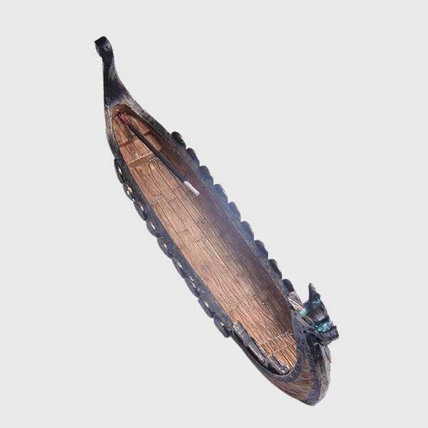 Viking Ship Incense Burner - Wyvern's Hoard